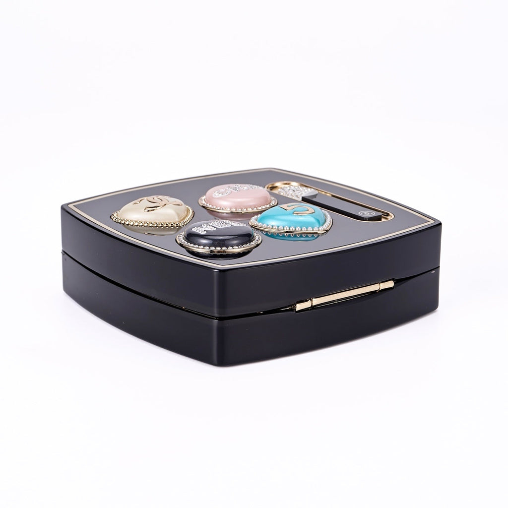 Chanel Makeup Palette Minaudière Bag, AS5703 Black