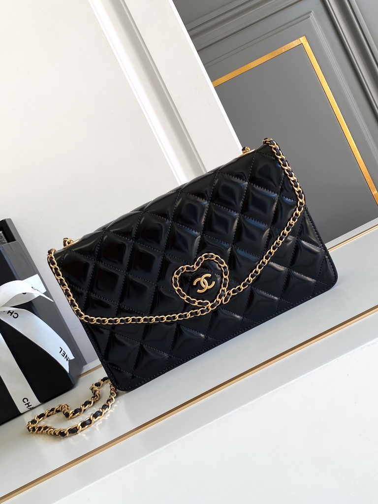 Chanel Maxi clutch bag, AS4900 Lambskin Black