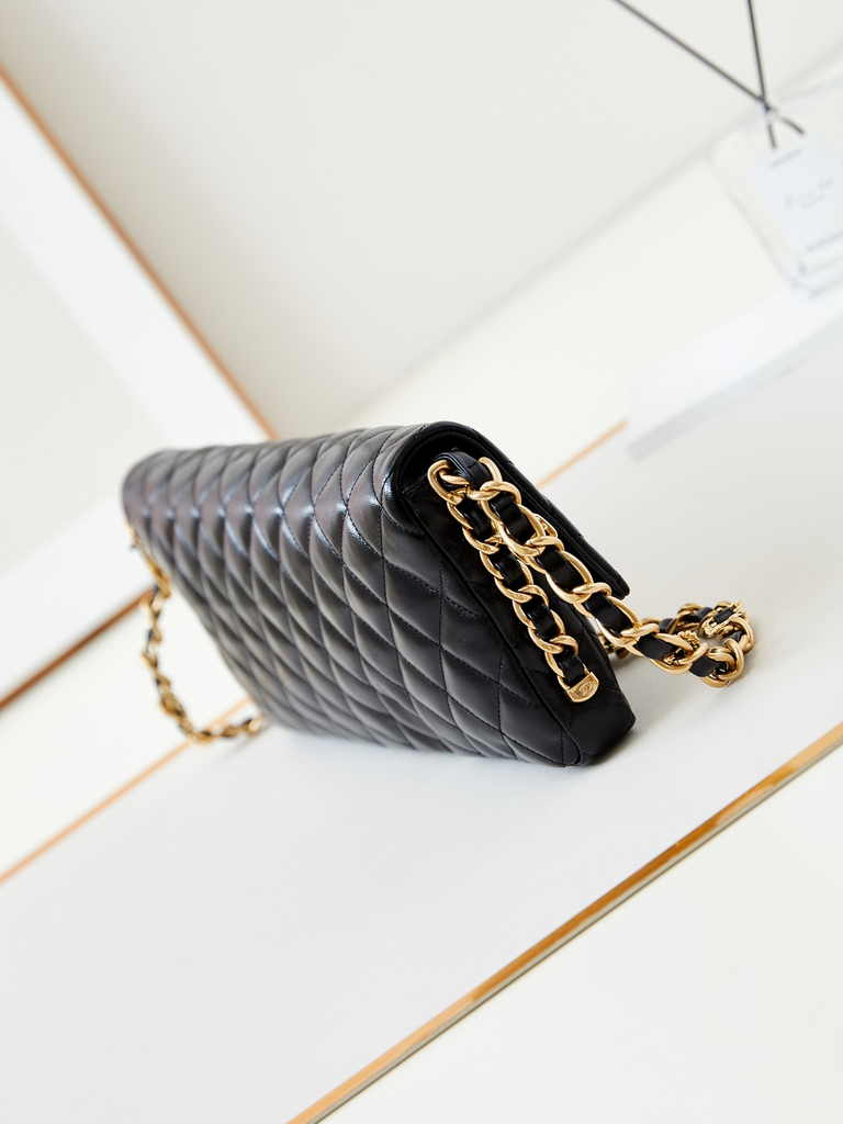 Chanel Maxi clutch bag, AS5006 Lambskin Black