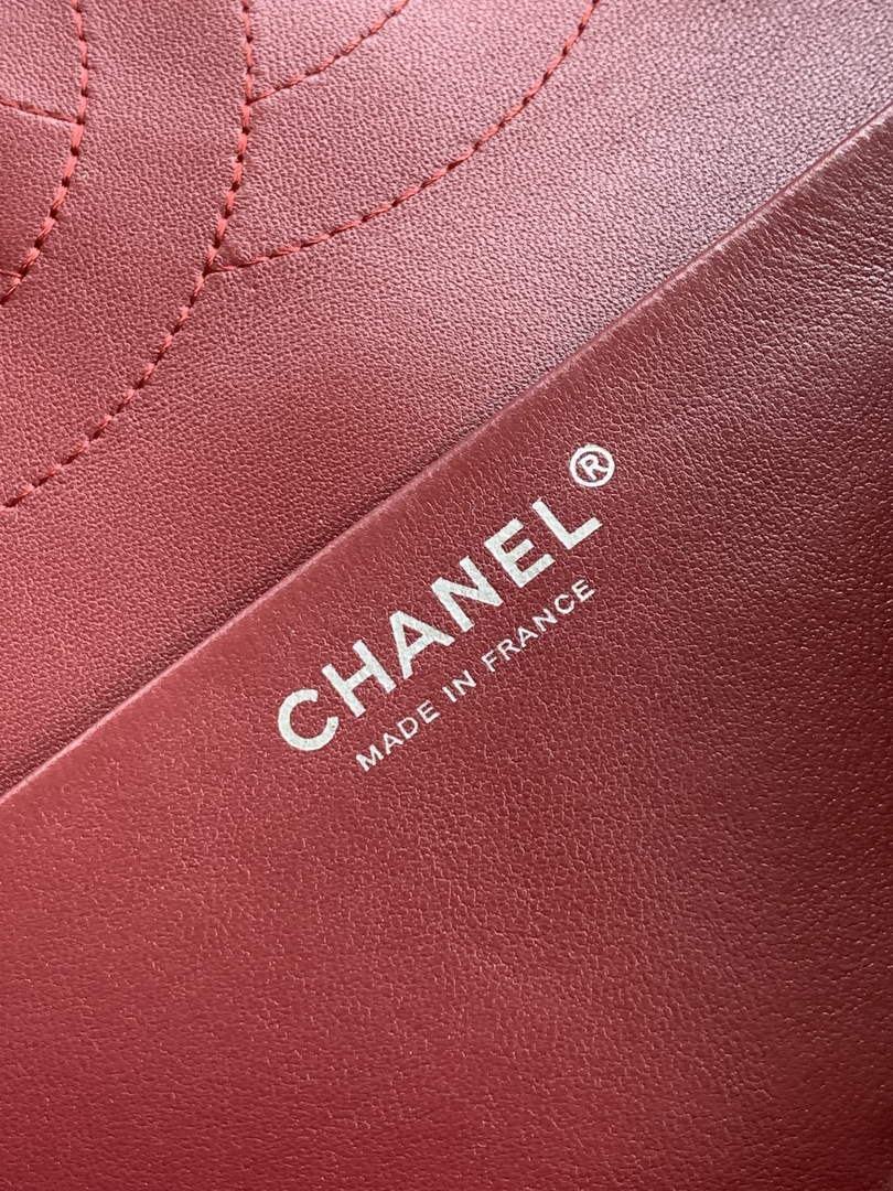 Chanel Maxi Flapbag AS6231 Grained Calfskin Light Brown Silver