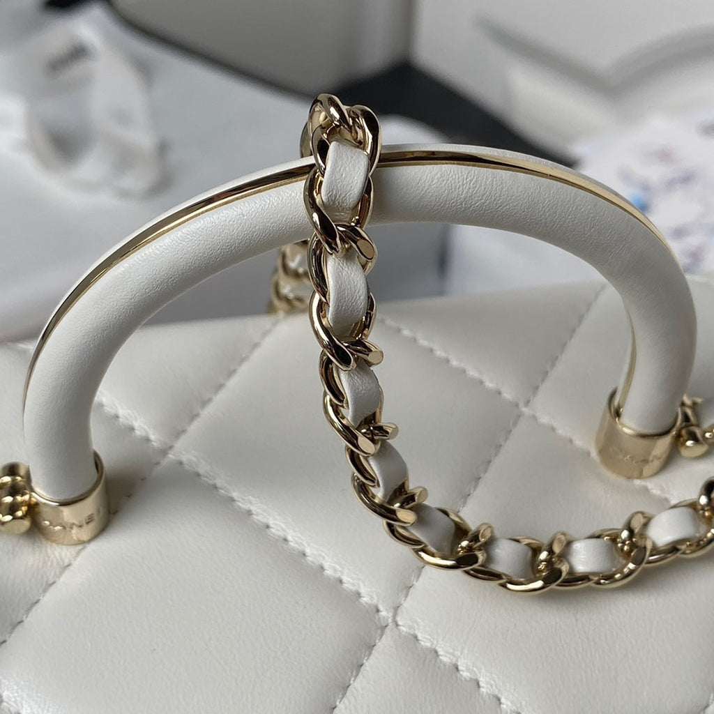 Chanel Mini Box Shoulder Bag AS4469 Lambskin Beige