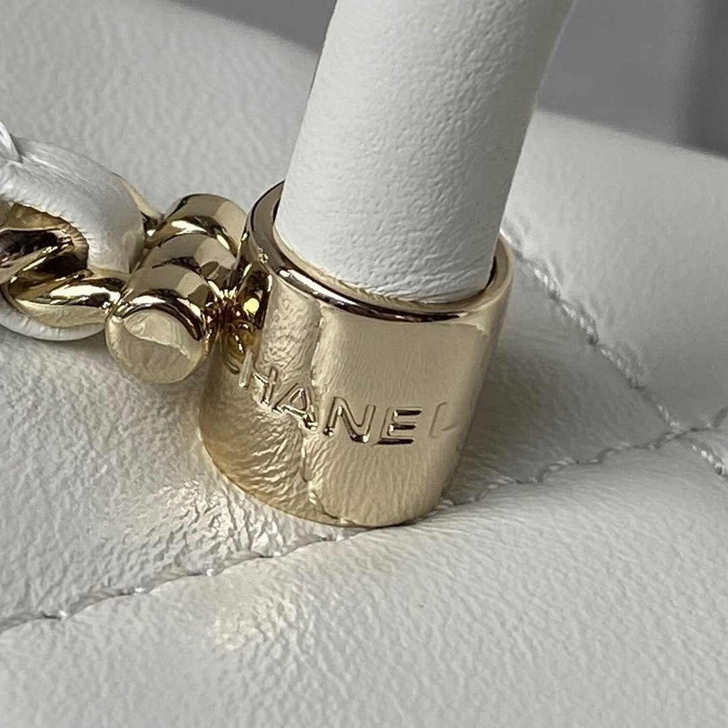 Chanel Mini Box Shoulder Bag AS4469 Lambskin Beige