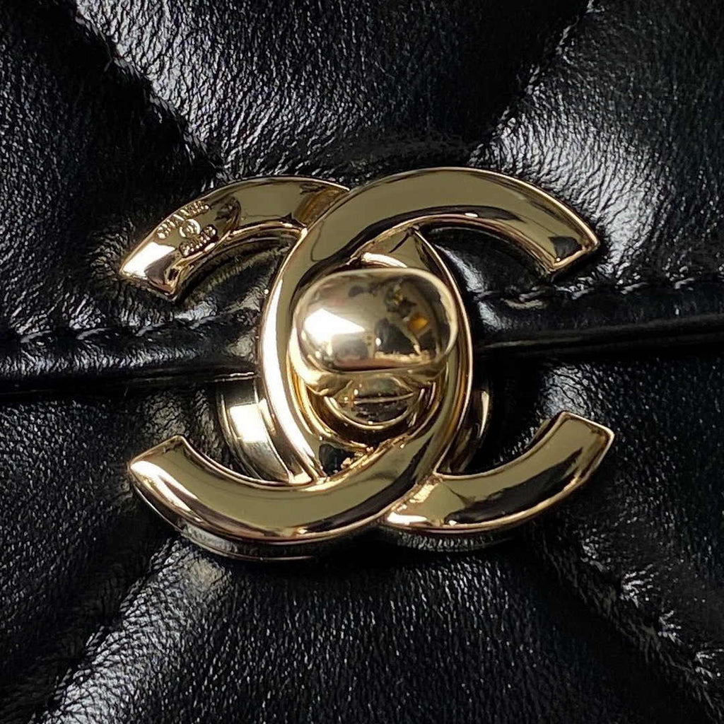 Chanel Mini Box Shoulder Bag AS4469 Lambskin Black