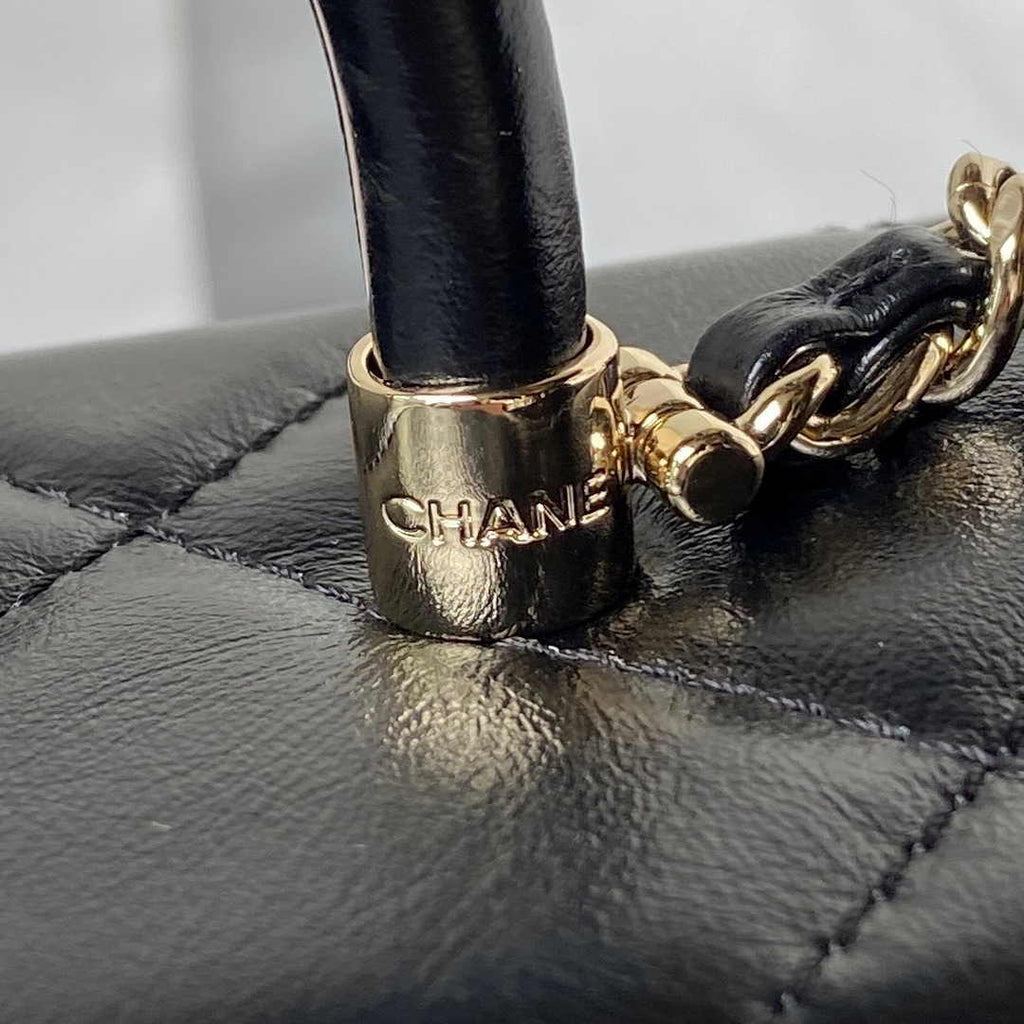 Chanel Mini Box Shoulder Bag AS4469 Lambskin Black