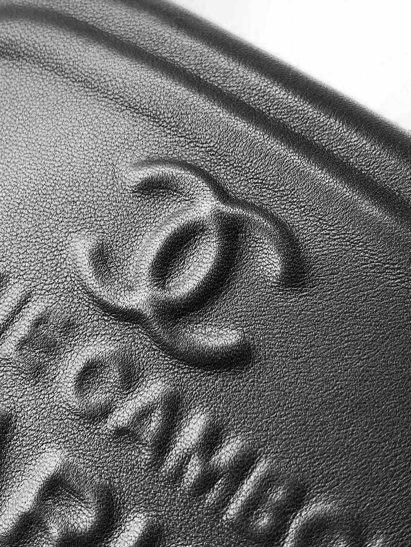 Chanel Mini camera case, Shiny lambskin AS5318 black