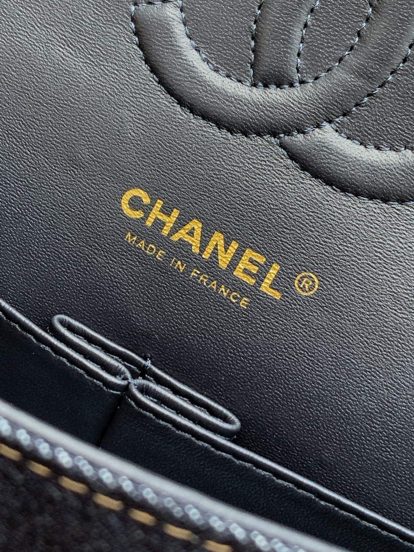 Chanel Mini Classic Handbag A69900 Denim Dark Blue