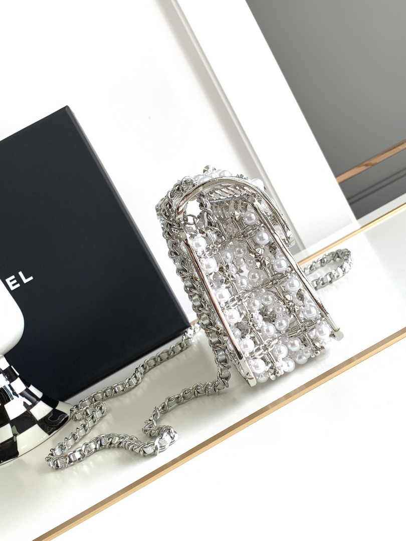 Chanel Mini Flap bag AP3768 Silver