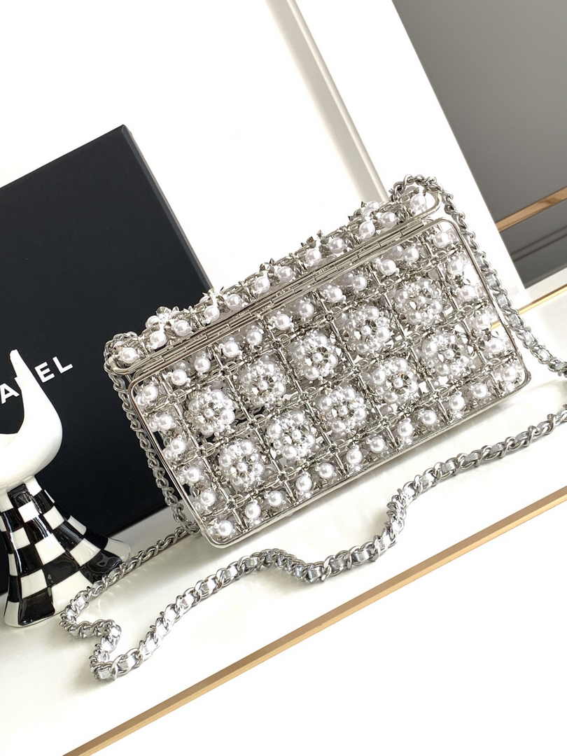 Chanel Mini Flap bag AP3768 Silver