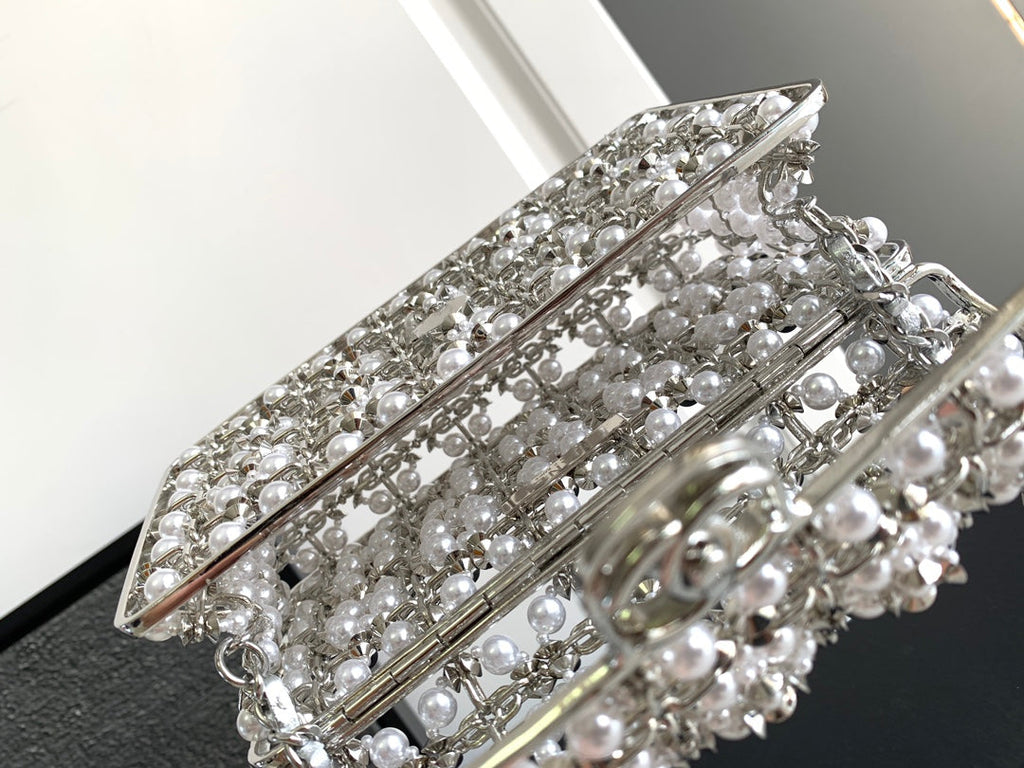 Chanel Mini Flap bag AP3768 Silver