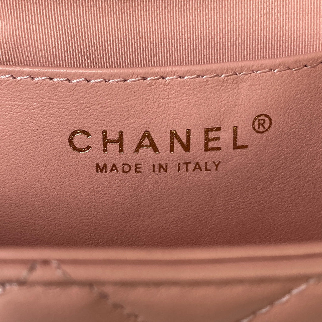 Chanel Mini flap bag AS4340 Lambskin Pink