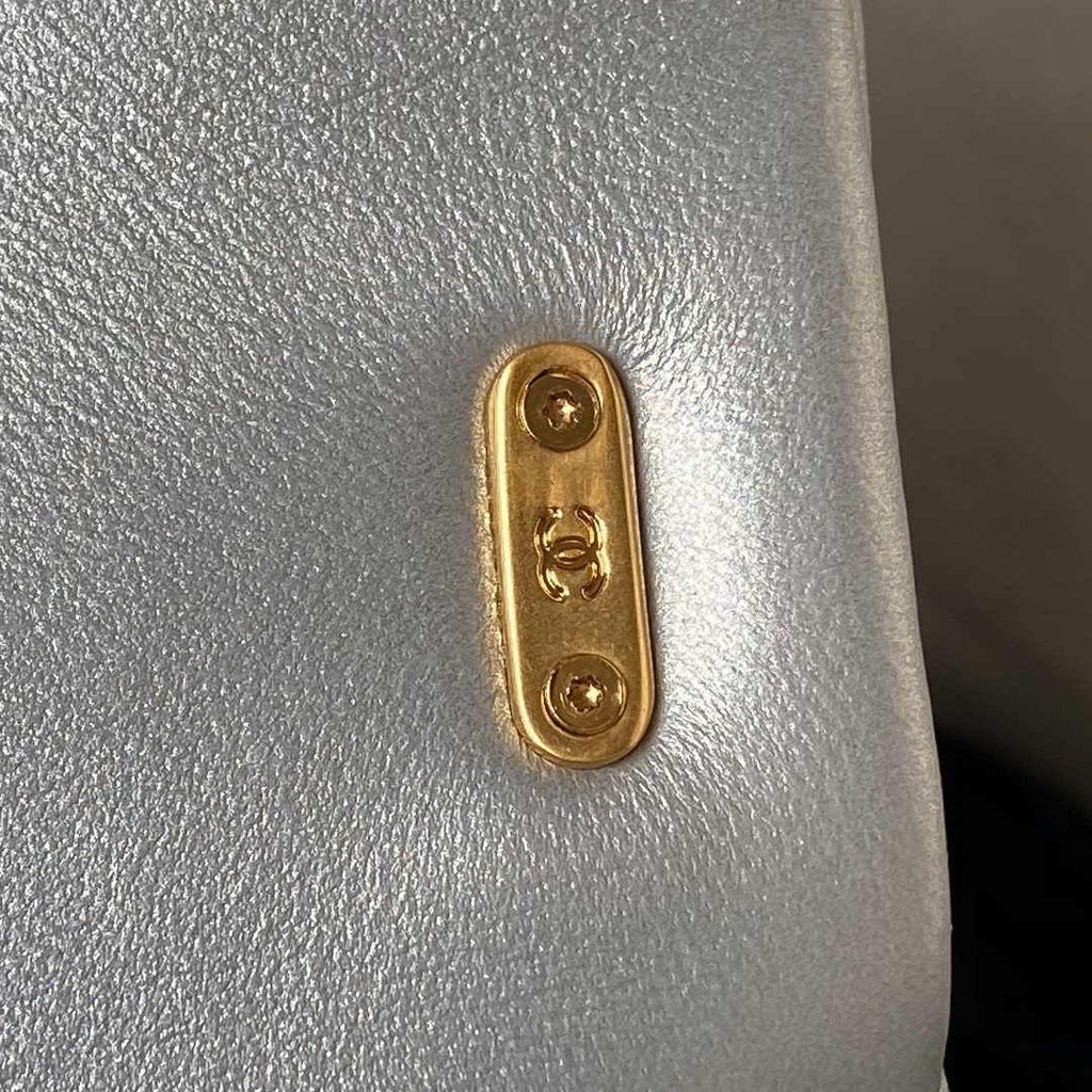 Chanel Mini Flap Bag AS4384 Gray Lambskin