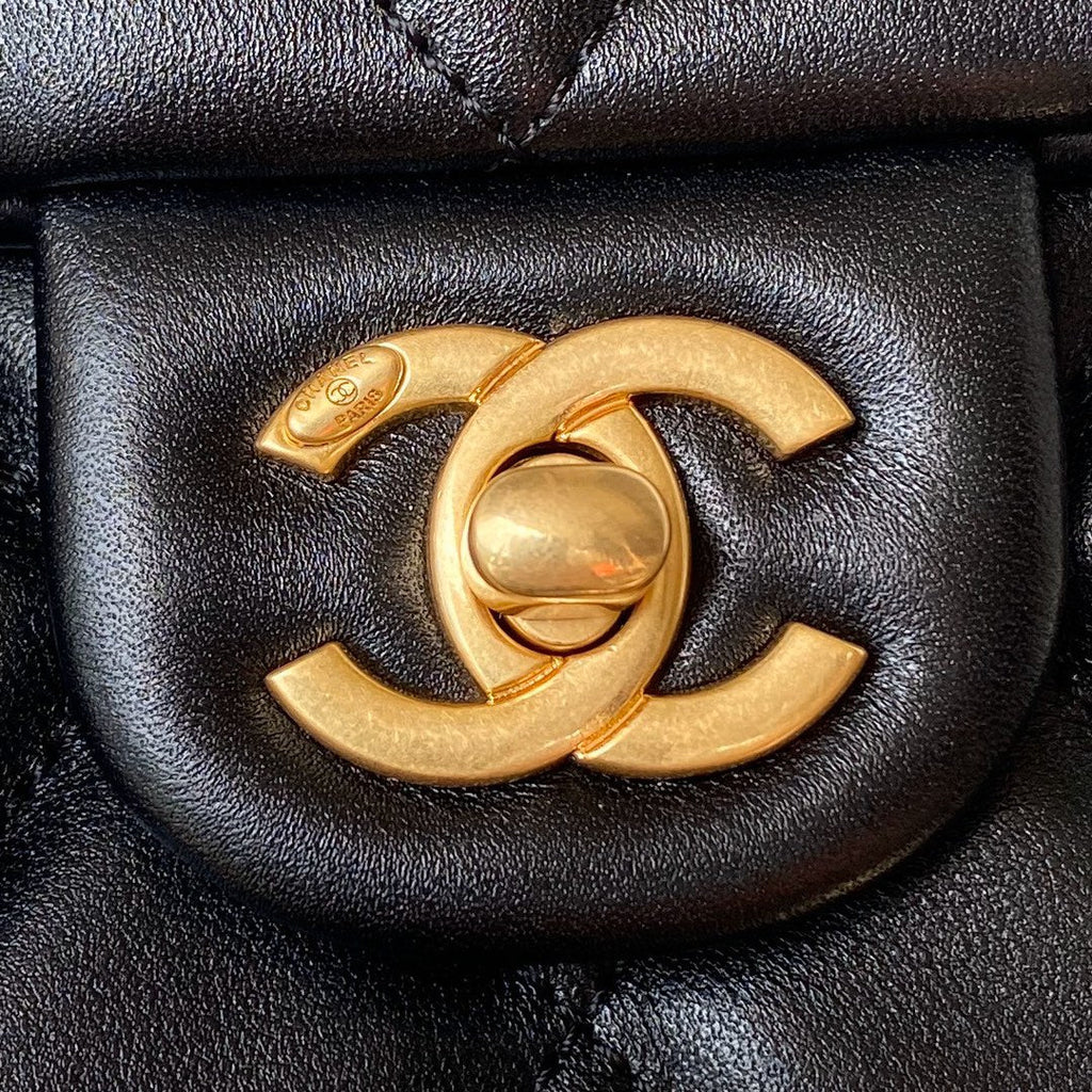 Chanel Mini Flap Bag AS4384 Black Lambskin