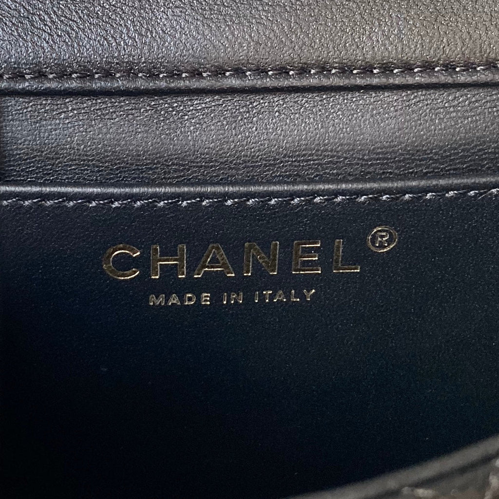 Chanel Mini Flap Bag AS4385 Black Lambskin