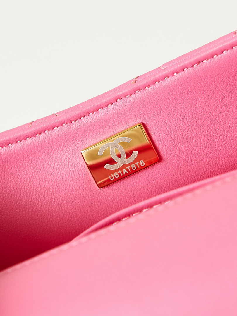 Chanel Mini Flap Bag AS4385 Pink Lambskin