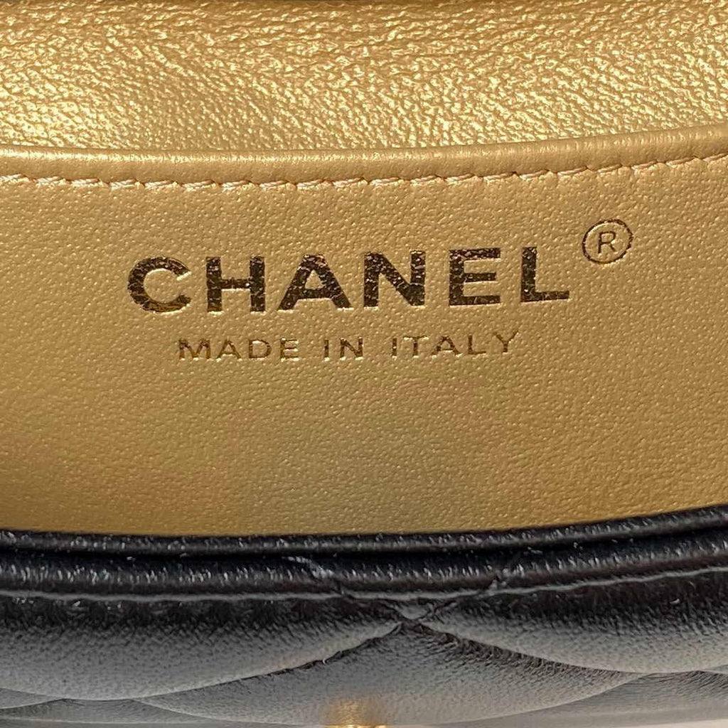 Chanel Mini Flap bag AS4868 Black Lambskin