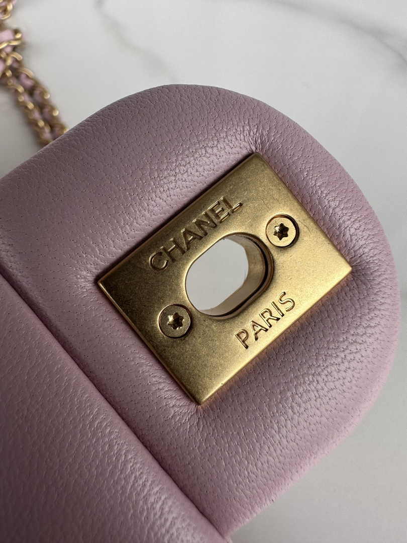 Chanel Mini Flap bag AS4868 Pink Lambskin