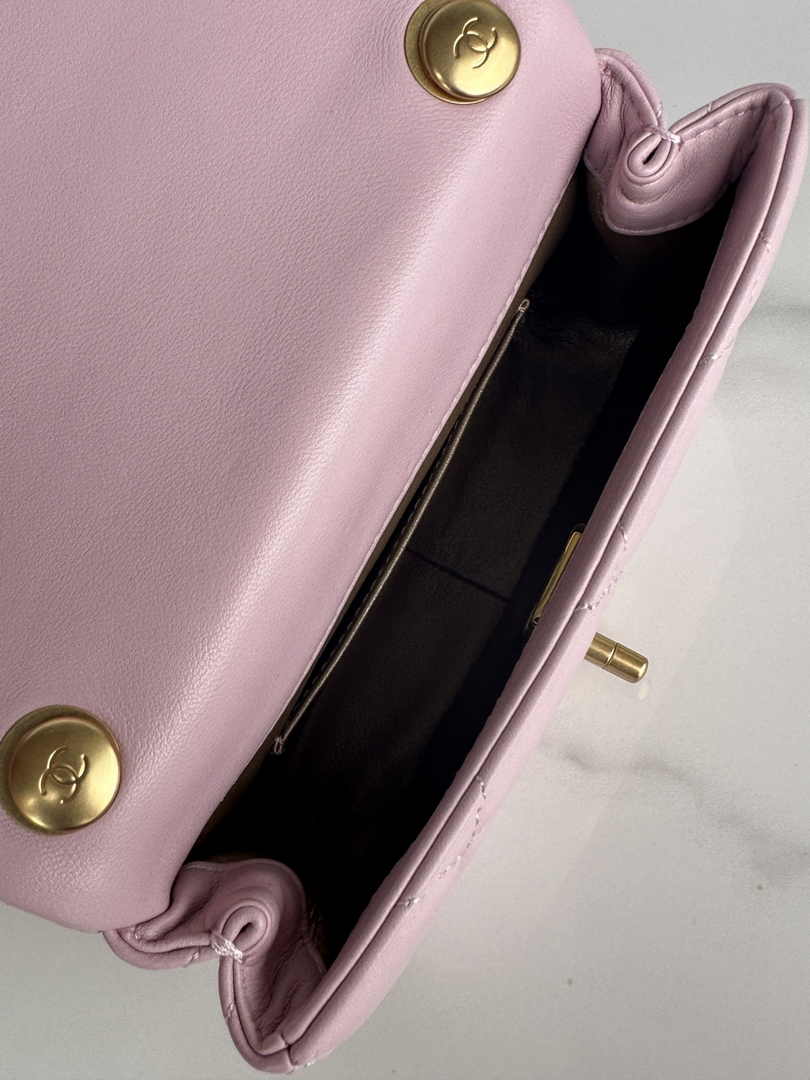 Chanel Mini Flap bag AS4868 Pink Lambskin