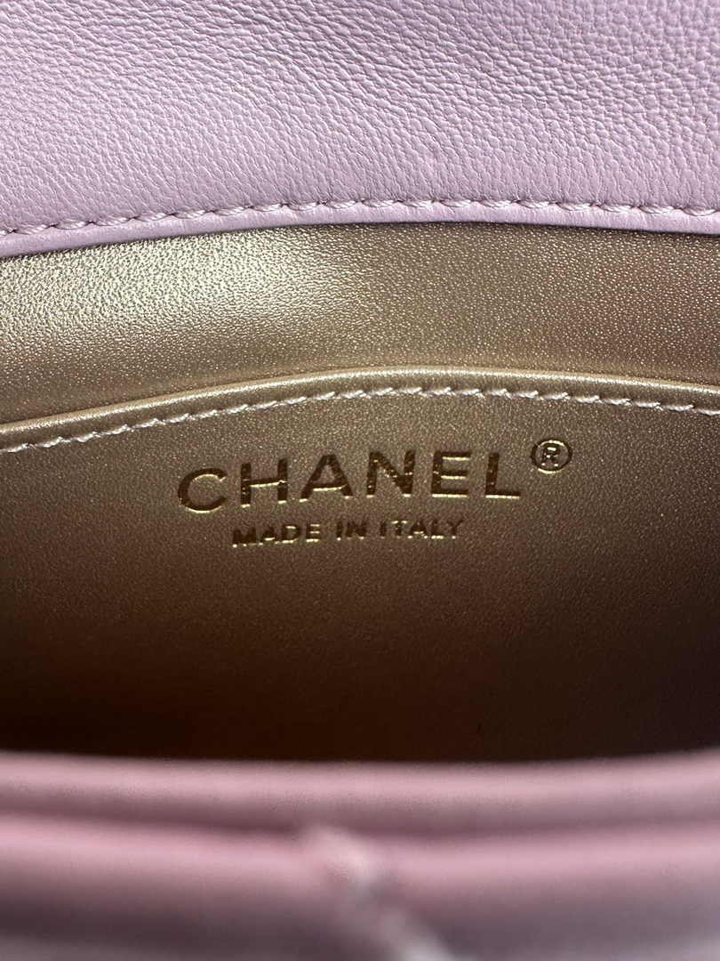 Chanel Mini Flap bag AS4868 Pink Lambskin