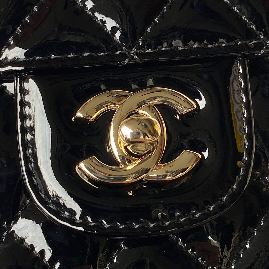 Chanel Mini Flap bag star coin purse AS4646 Mirror calfskin Black