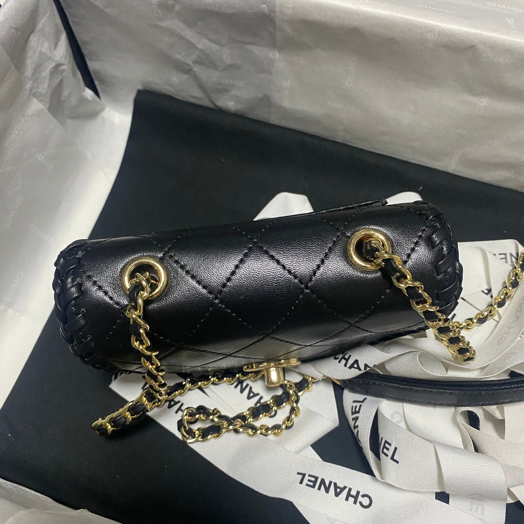 Chanel Mini Messenger Bag AS4208 Lambskin Black