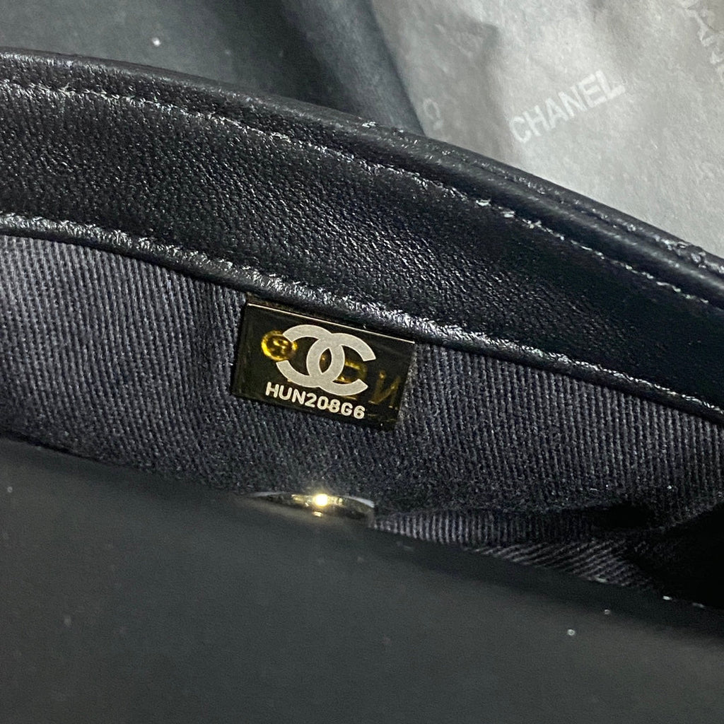 Chanel Mini Messenger Bag AS4208 Lambskin Black