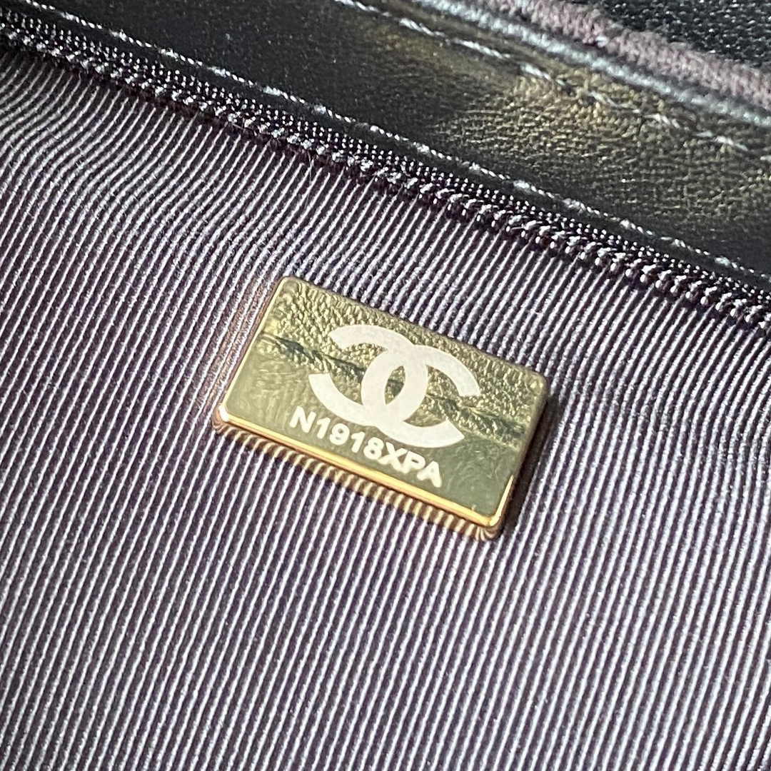 Chanel Mini Shopping Bag AS4416 Satin Black