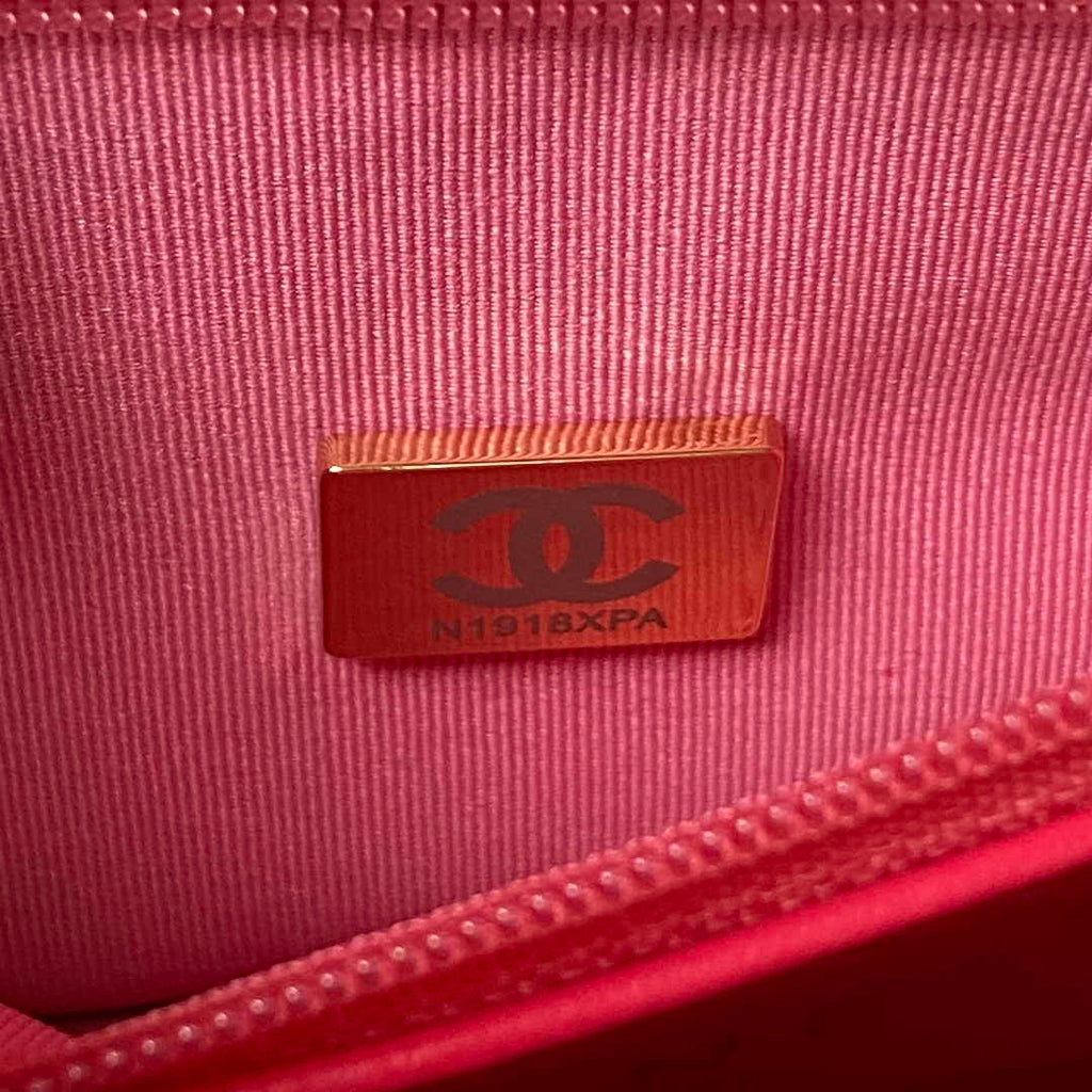 Chanel Mini Shopping Bag AS4416 Satin Pink
