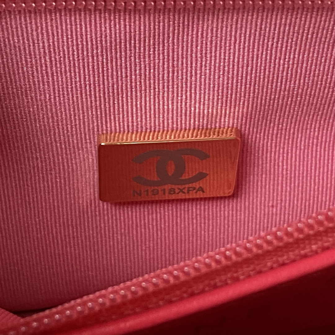 Chanel Mini Shopping Bag AS4416 Satin Pink