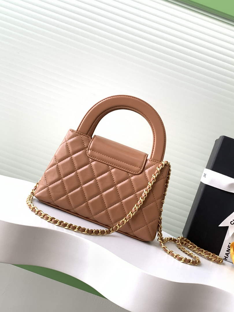 Chanel Calfskin Mini Shopping Bag AS4416 Tan