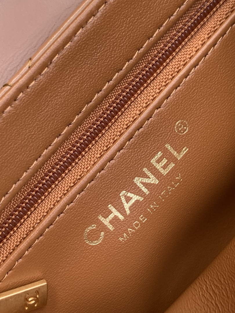 Chanel Calfskin Mini Shopping Bag AS4416 Tan