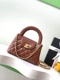 Chanel Calfskin Mini Shopping Bag AS4416 Brown