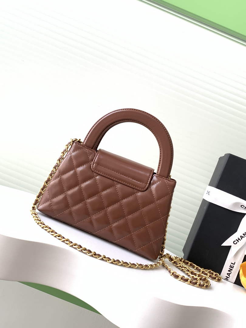 Chanel Calfskin Mini Shopping Bag AS4416 Brown