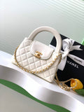 Chanel Calfskin Mini Shopping Bag AS4416 White