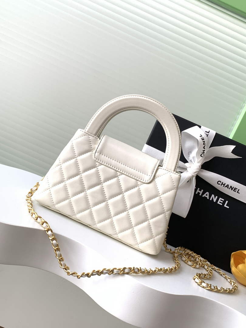 Chanel Calfskin Mini Shopping Bag AS4416 White