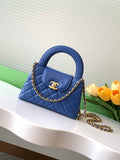 Chanel Calfskin Mini Shopping Bag AS4416 Blue