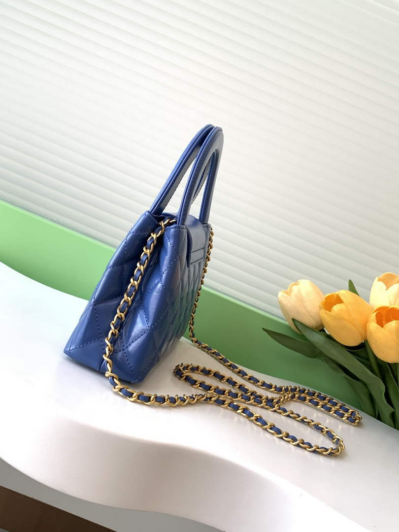 Chanel Calfskin Mini Shopping Bag AS4416 Blue