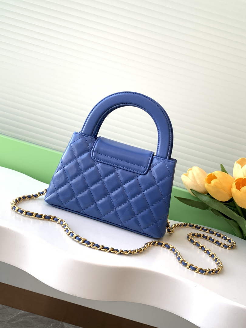 Chanel Calfskin Mini Shopping Bag AS4416 Blue