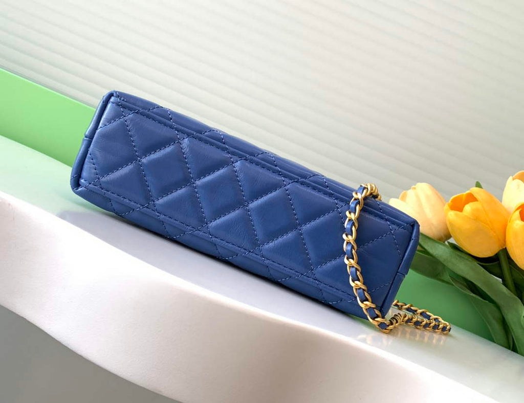 Chanel Calfskin Mini Shopping Bag AS4416 Blue