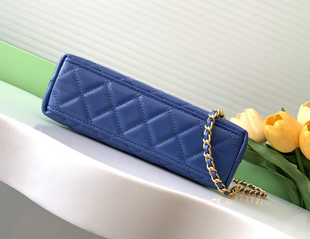 Chanel Calfskin Mini Shopping Bag AS4416 Blue