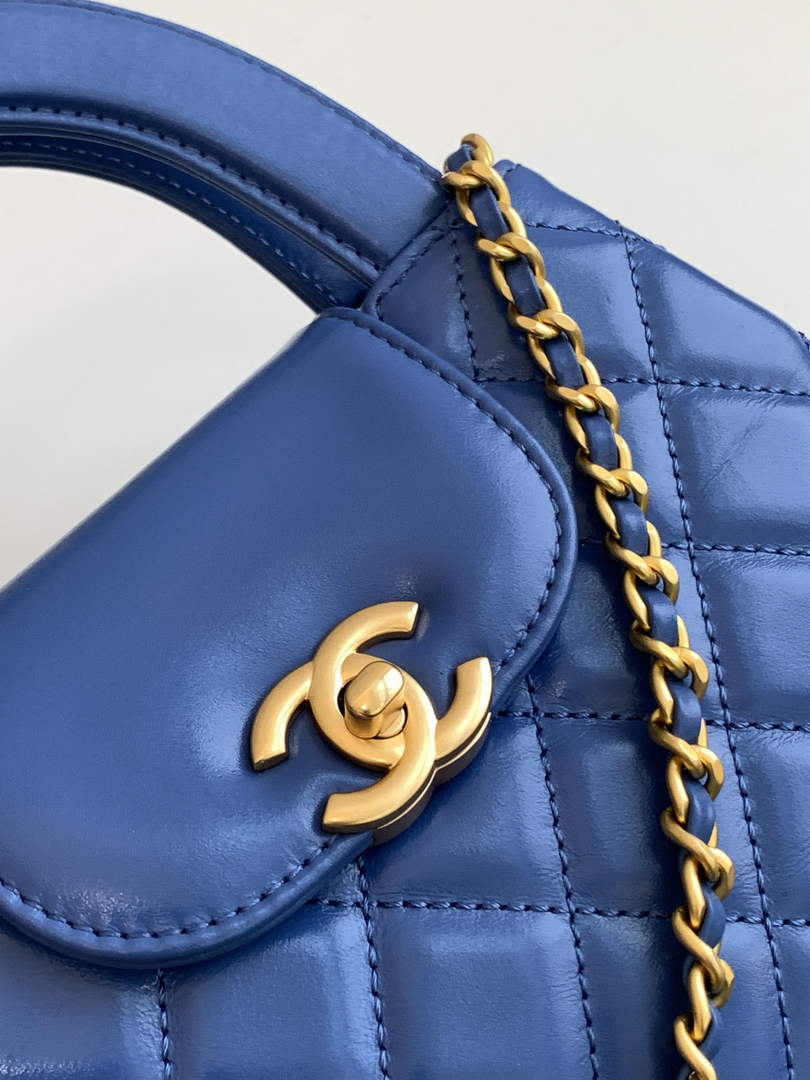 Chanel Calfskin Mini Shopping Bag AS4416 Blue