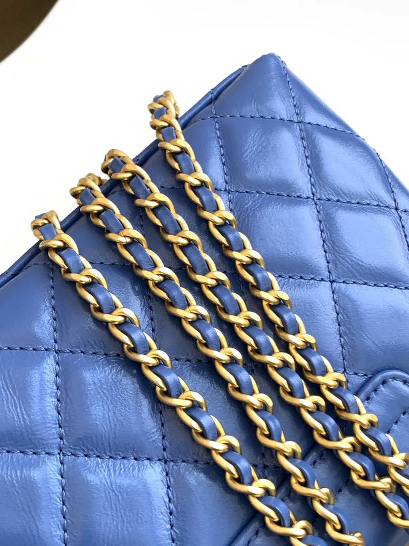 Chanel Calfskin Mini Shopping Bag AS4416 Blue