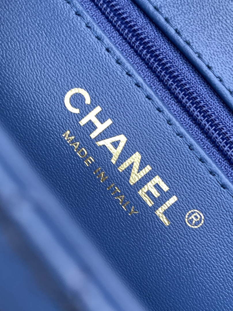 Chanel Calfskin Mini Shopping Bag AS4416 Blue