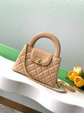 Chanel Calfskin Mini Shopping Bag AS4416 Apricot
