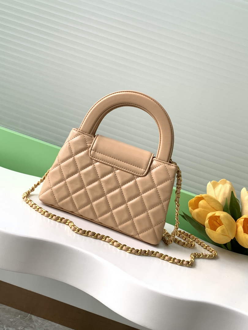 Chanel Calfskin Mini Shopping Bag AS4416 Apricot