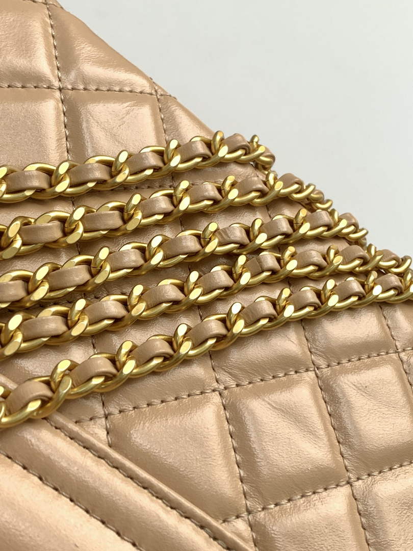 Chanel Calfskin Mini Shopping Bag AS4416 Apricot
