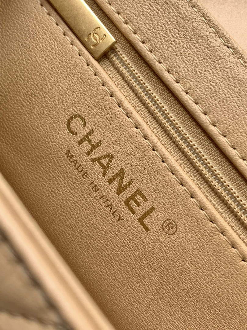 Chanel Calfskin Mini Shopping Bag AS4416 Apricot