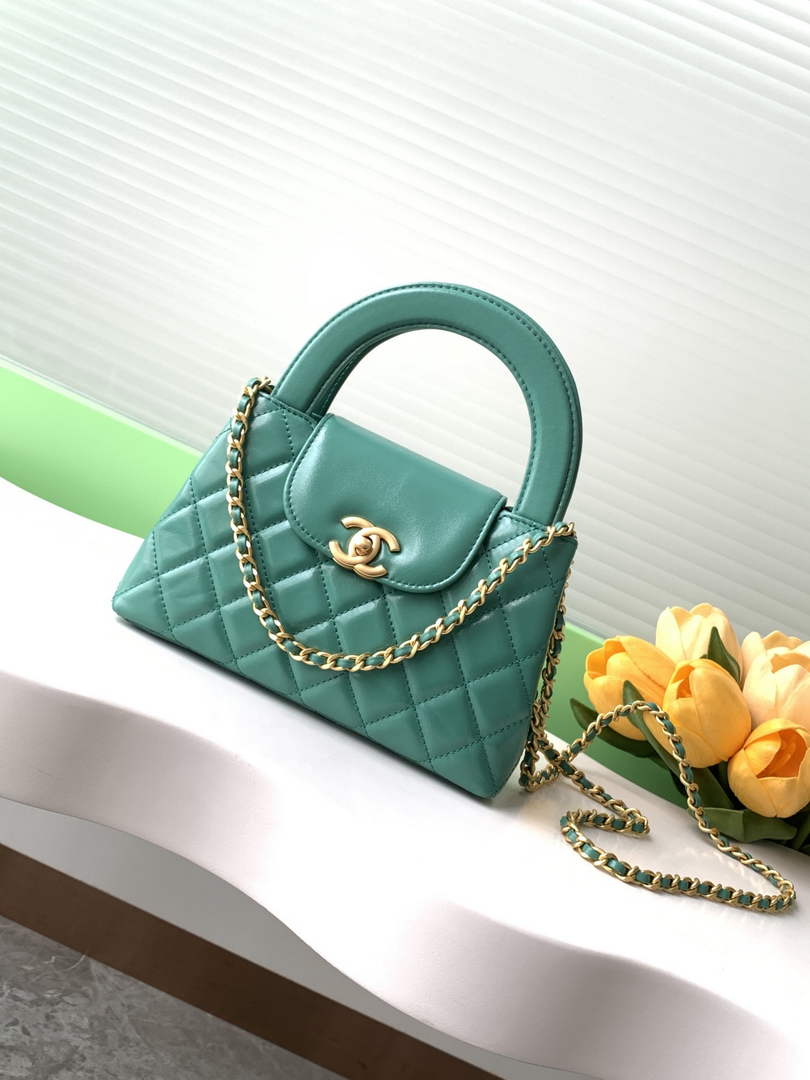 Chanel Calfskin Mini Shopping Bag AS4416 Green