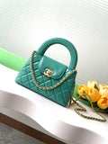 Chanel Calfskin Mini Shopping Bag AS4416 Green
