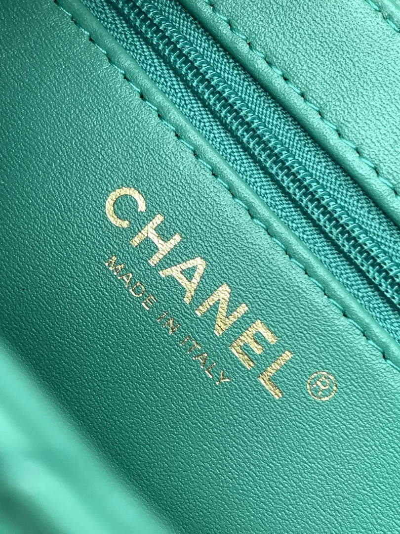 Chanel Calfskin Mini Shopping Bag AS4416 Green