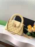 Chanel Calfskin Mini Shopping Bag AS4416 Yellow